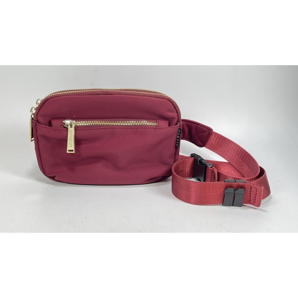 ZORFIN Fanny Packs Women Fashion Waist Pack Belt Bag 4 Zipper Pockets